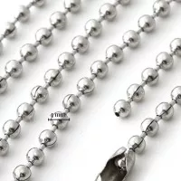 Rantai Kalung Biji Lada Ukuran 4mm | Ball Chain Necklace 4mm