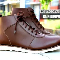 ORIGINAL JOEY FOOTWEAR RAIN BROWN | SEPATU VINTAGE PRIA