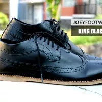 ORIGINAL JOEY FOOTWEAR KING BLACK | SEPATU VINTAGE PRIA