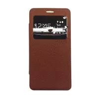 Ume Enigma Case Samsung Galaxy J7 Flip Cover - Cokelat