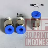 9mm Pneumatic Tube connector bowden extruder untuk filamen 1.75mm