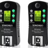 Yongnuo Flash Trigger RF-605-C Wireless Transceiver Kit For Canon