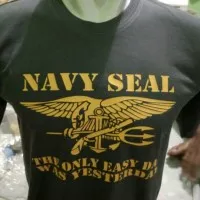 tshirt/kaos/baju NAVY SEAL MILITARY