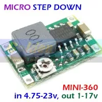 Micro Step Down Super Mini 360 MP2307 DC Buck Regulator LM2596 Kecil