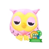 Boneka Burung Hantu Binatang Roumang Owl 13" Pink IKO00734