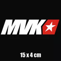 Stiker Moto GP Vinales MVK 2 (Cutting Sticker) 15 X 4 cm