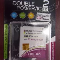Baterai Double Power Samsung Ace 2 / S3 Mini / Z2 Merk Logon