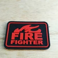 patch rubber fire figther - rubber patch PVC pemadam kebakaran
