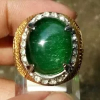 CINCIN BATU ZAMRUD KALIMANTAN || GREEN TEKTITE BORNEO