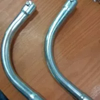 Elbow Pipa conduit 20 mm ( sok bengkok L polos ) Galvanis