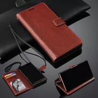 Leather Flip Cover Wallet Sony Xperia Z2 Z3 Case dompet casing kulit