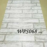 WALLPAPER STICKER WPS068 / Wallpaper dinding / Wallpaper bata putih