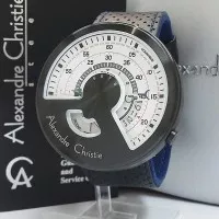 Jam Tangan Pria Alexandre Christie AC 8516 MS FBLWH full black white