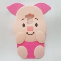 Case Karakter Pig Xiaomi Redmi 4 Prime Soft Silikon Boneka Babi Pink