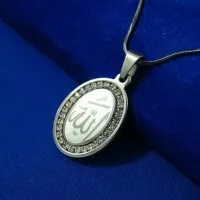 Kalung Lafadz Allah Titanium Zircon