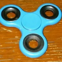 Fidget Spinner tri hand fidgeting toys blue