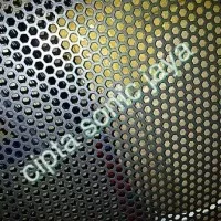 ram gril box speaker 54 x 118 cm import hitam / abu abu