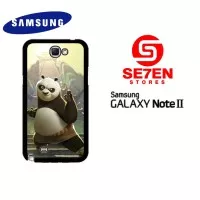 Casing HP Samsung Galaxy Note 2 Cartoon Kungfu Panda Custom Hardcase