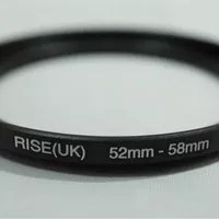 Rise (UK) Step Up Filter Ring Adapter 52mm - 58mm / Stepup 52 - 58