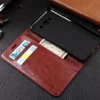 Leather Flip Cover Wallet Samsung  A7 2015 Kulit Case HP