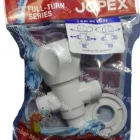 Jopex Kran Plastik PVC Toilet / Keran Kloset WC Cabang 2 (2WC 05W)