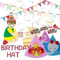 Topi Ulang Tahun Anak karakter perlengkapan pesta ulang tahun