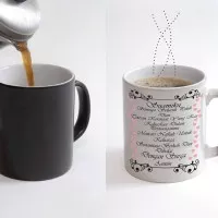 Mug berubah warna / mug bunglon /mug unik / mug cantik / mug ajaib