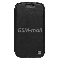 HOCO Crystal Series Leather Case Samsung Galaxy Core I8262 - Black