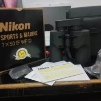 Teropong Binocular Nikon Marine 7X50 IF WP SPORT NON KOMPAS + Garansi