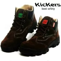 Sepatu Kickers Boots safety darkbrown