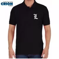 Polo Shirt Death Note - Death Note L Logo - By Crion