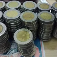 UANG LOGAM 1000 COIN LAMA KELAPA SAWIT