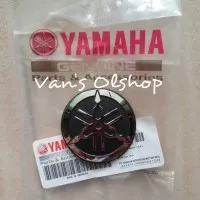 Logo Yamaha Silver Ukuran Besar 5cm Orginal Yamaha Genuine Parts