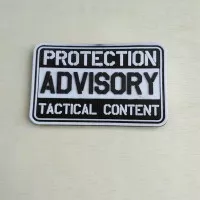 patch (pacth) rubber tactical velcro protection advisory