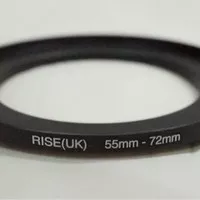 Rise Step Up Filter Ring 55mm - 72mm StepUp 55 mm - 72 mm 55 - 72