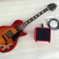 GITAR EPIPHONE LES PAUL SEPAKET DENGAN AMPLI/JHAC