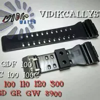 STRAP TALI G-SHOCK GA GDF 100 110 120 300 G GD GR GW 8900 HITAM GLOSY