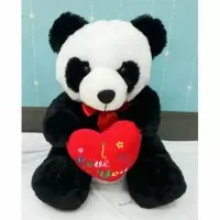 Boneka Panda Love Besar Bulu import halus