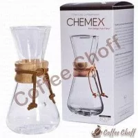 CHEMEX Classic Series Coffee Maker 3 Cup CHEMEX POUROVER