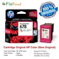 Tinta Printer HP 678 Tri-Color CZ108AA , Ink Cartridge HP 1515 2515