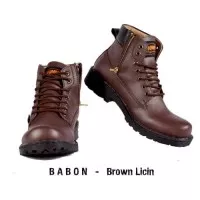 sepatu boots pria hummer babon Brown licin kickers/converse/nike/boots