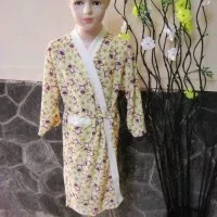 kimono handuk jubah mandi anak 4-6th Lebah Kuning 