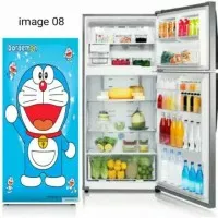 stiker kulkas 1pintu motif doraemon, harha murah