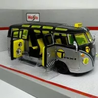 Miniatur Mobil VW VAN SAMBA KOMBI Diecast Volkswagen Combi Klasik Asli