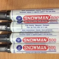 GROSIR!!! Spidol Permanent Marker Jumbo 500 Snowman Hitam