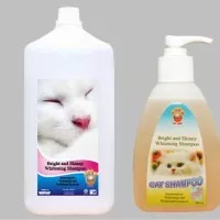my kitty shampoo 250 ml bright and shinny whitening shampoo kucing