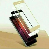 Tempered glass warna Redmi 4X / Tempered glass full color