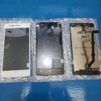LCD OPPO neo 5 r1201 complete black and white - Putih