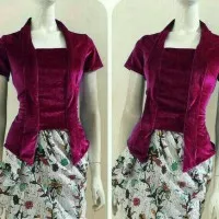 kebaya Kutubaru/ beludru/ Pesta / wisuda/