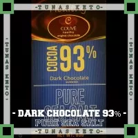 Dark Chocolate `Healthy Couve` 93% Pure Sea Salt
